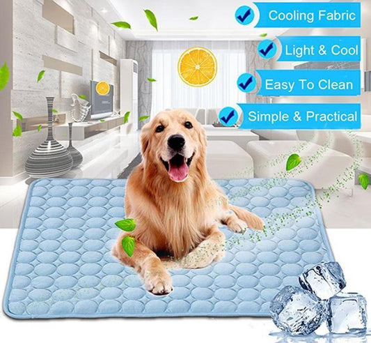 Cooling Ice Silk Pet Bed Mat