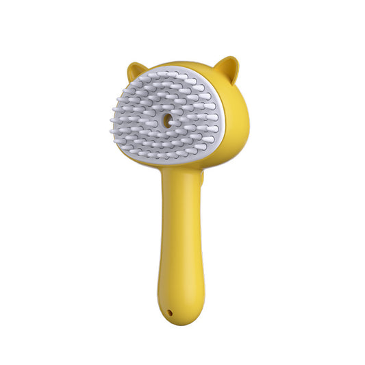 Rechargeable Self-Cleaning Pet Brush with Mist