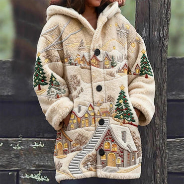Women’s Casual Printed Long Cardigan