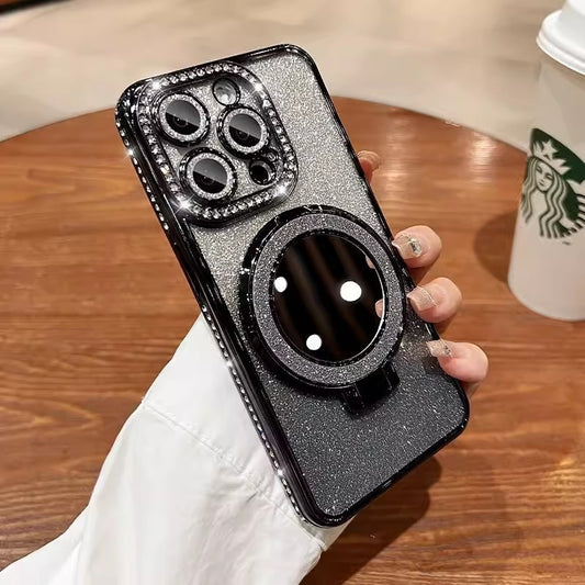 Glitter Mirror Stand Phone Case
