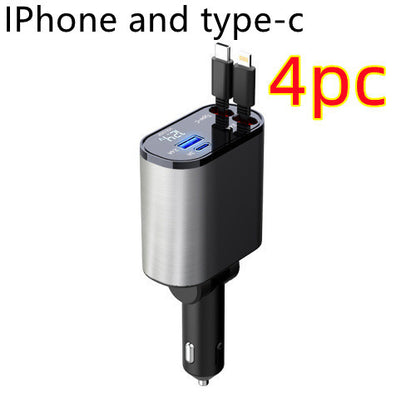 100W Metal Fast Car Charger