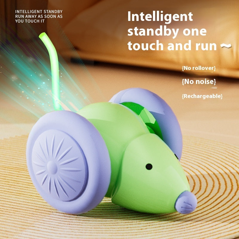 Electric Interactive Cat Mouse Toy Car