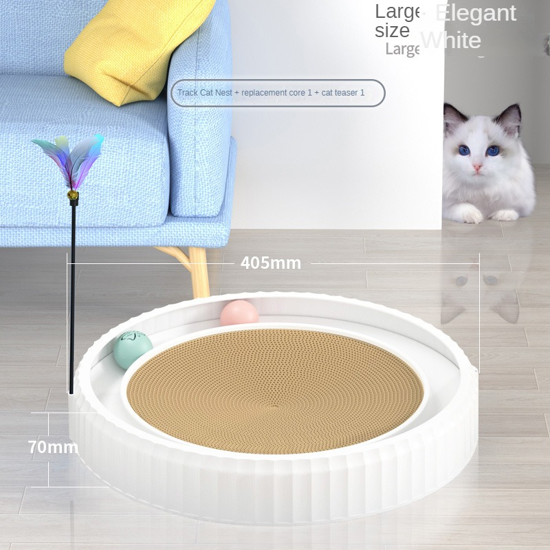 Round Wear-Resistant Cat Scratching Board