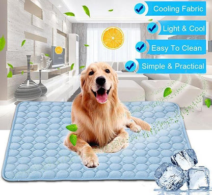 Cooling Ice Silk Pet Bed Mat
