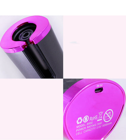 Rechargeable Automatic Hair Curler with LCD