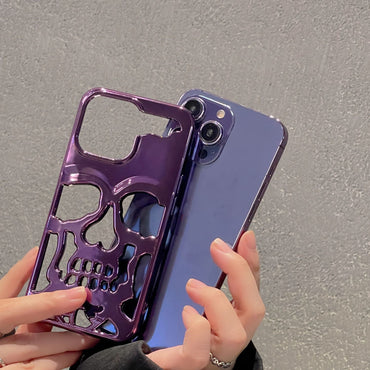 Luxury 3D Skull Plated Phone Case