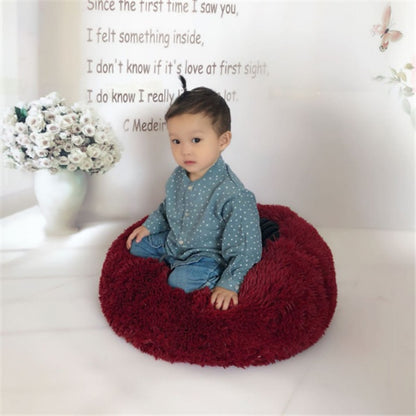 Round Long Hair Cat Bed Mat