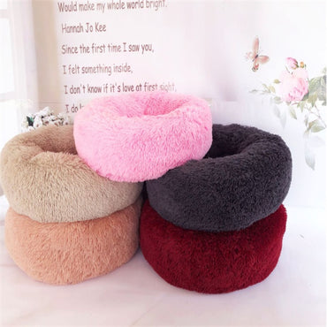 Round Long Hair Cat Bed Mat
