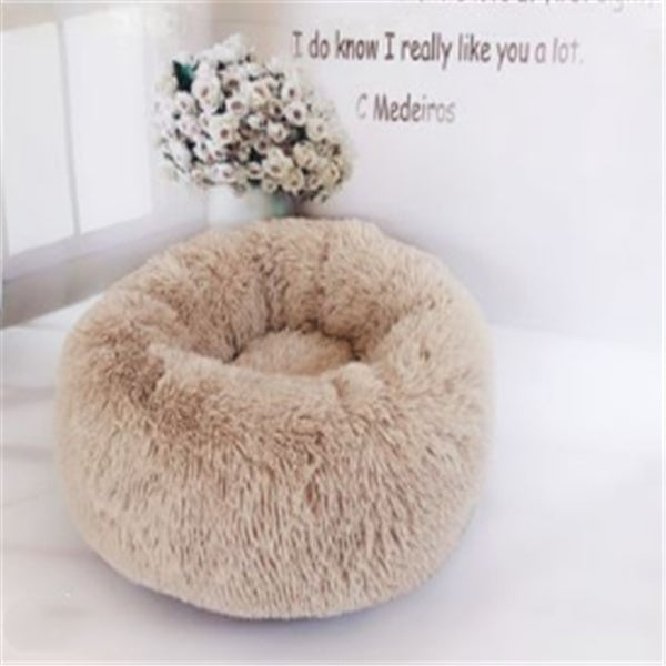 Round Long Hair Cat Bed Mat