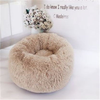 Round Long Hair Cat Bed Mat