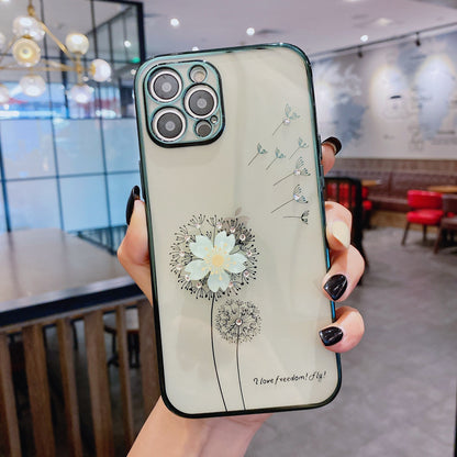 3D Flower Spin Stand Phone Case