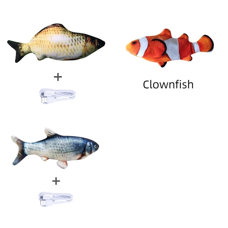 Electric Jumping Fish Cat Toy