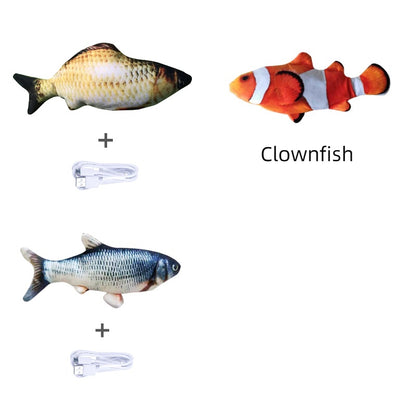 Electric Jumping Fish Cat Toy