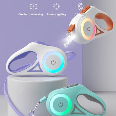 Retractable Dog Leash with LED Light