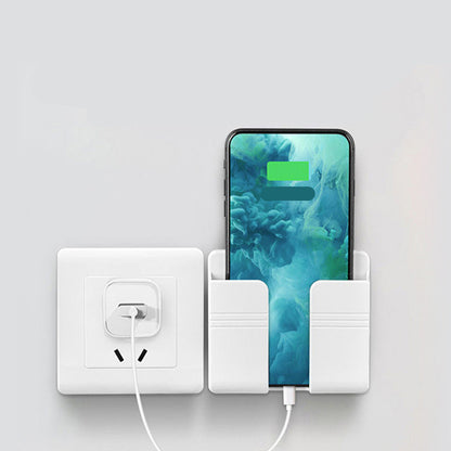Wall Mount Phone Charging Storage Rack