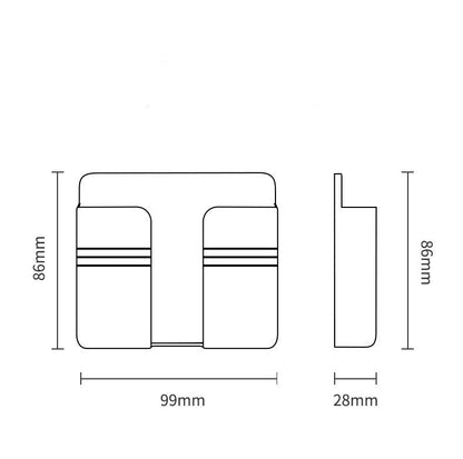 Wall Mount Phone Charging Storage Rack