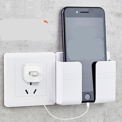 Wall Mount Phone Charging Storage Rack