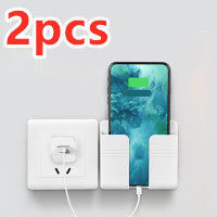 Wall Mount Phone Charging Storage Rack