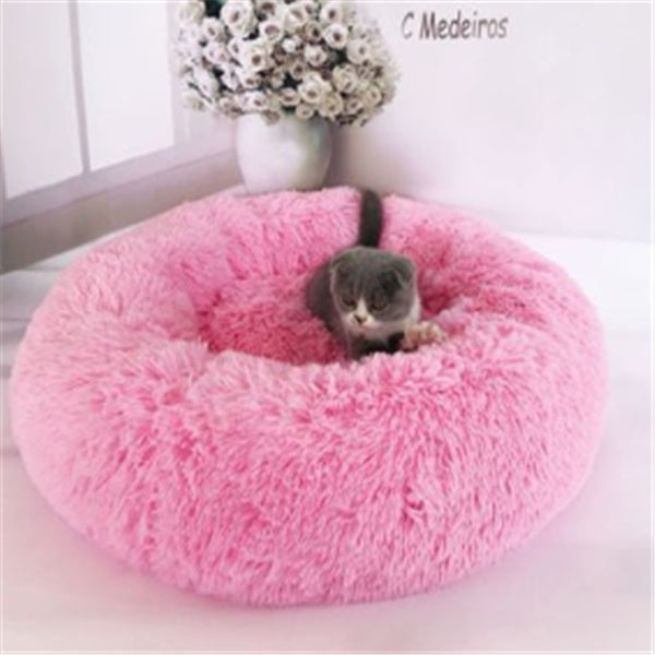 Round Long Hair Cat Bed Mat