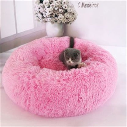 Round Long Hair Cat Bed Mat