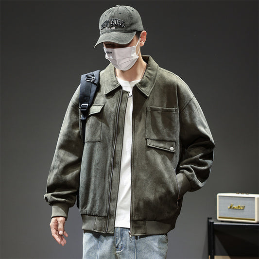 Men's Lapel Jacket Casual Outerwear