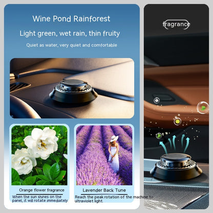 Solar Rotating Car Air Freshener