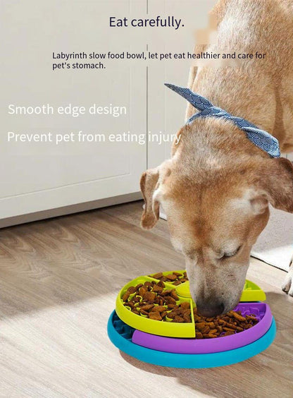 Slow Feeder Anti-Choking Pet Bowl