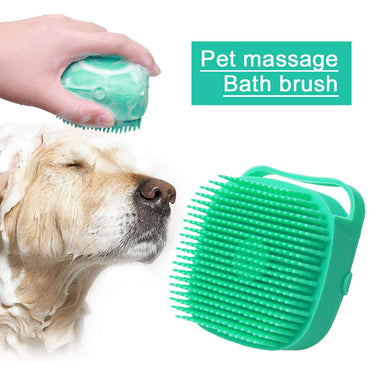 Silicone Pet Shampoo Massage Brush