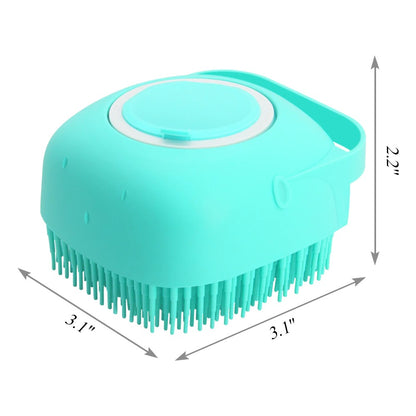 Silicone Pet Shampoo Massage Brush
