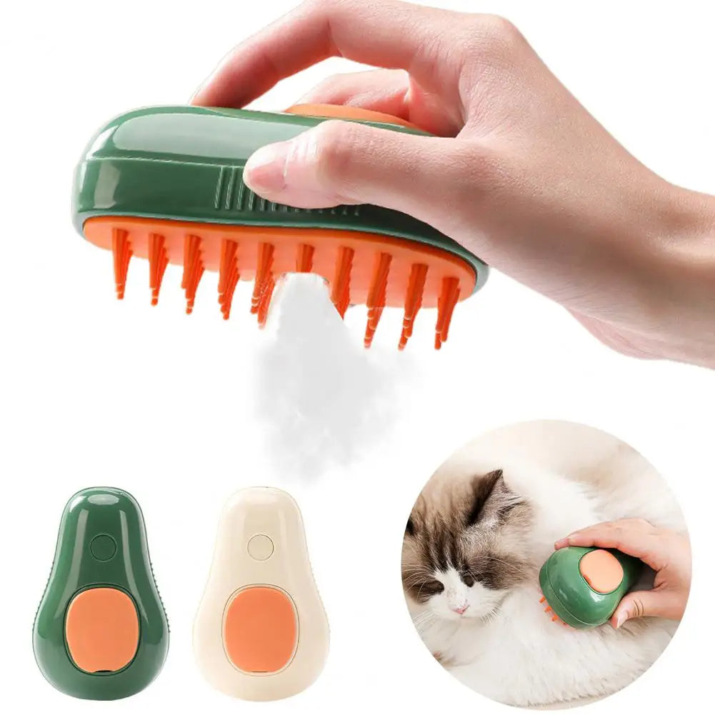 Electric Self-Cleaning Steam Pet Brush
