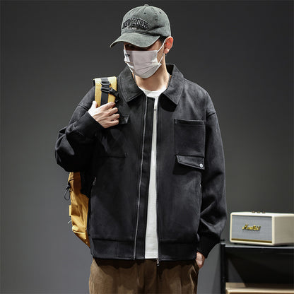 Men's Lapel Jacket Casual Outerwear