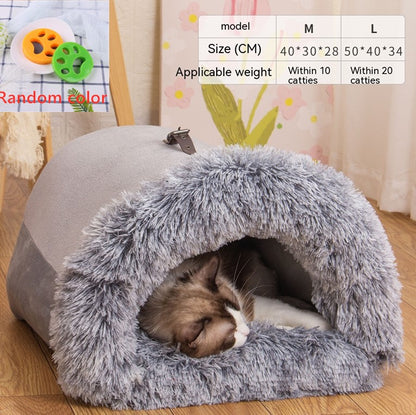 Portable Warm Pet Nest Bed