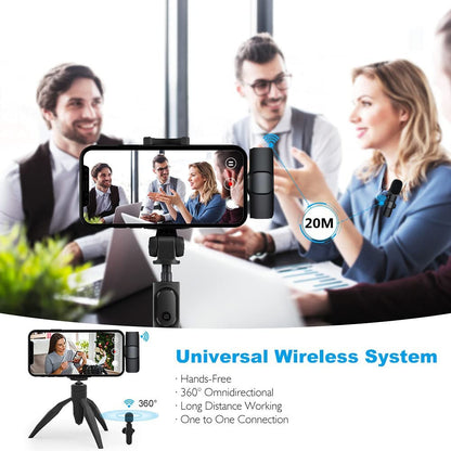 Wireless Lavalier Mini Microphone