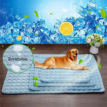 Cooling Ice Silk Pet Bed Mat