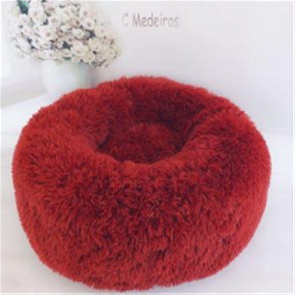 Round Long Hair Cat Bed Mat