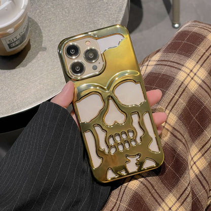 Luxury 3D Skull Plated Phone Case