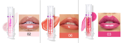 Rich Color Lip Glaze – Moisturizing & Long-Lasting Shine Turn dry lips into glossy perfection in seconds!