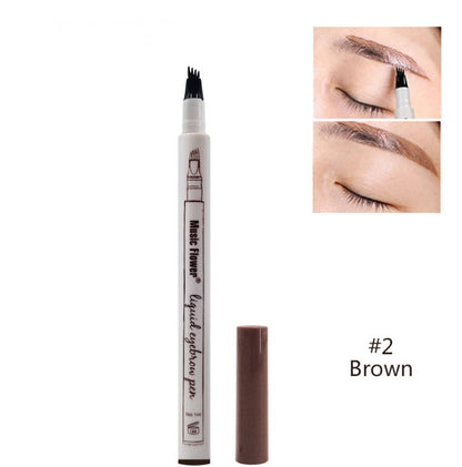 Waterproof 4-Fork Eyebrow Tattoo Pen