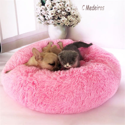 Round Long Hair Cat Bed Mat