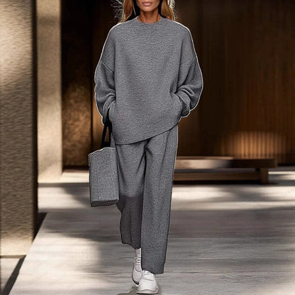 Casual Long-sleeve Hoodie & Pants Set