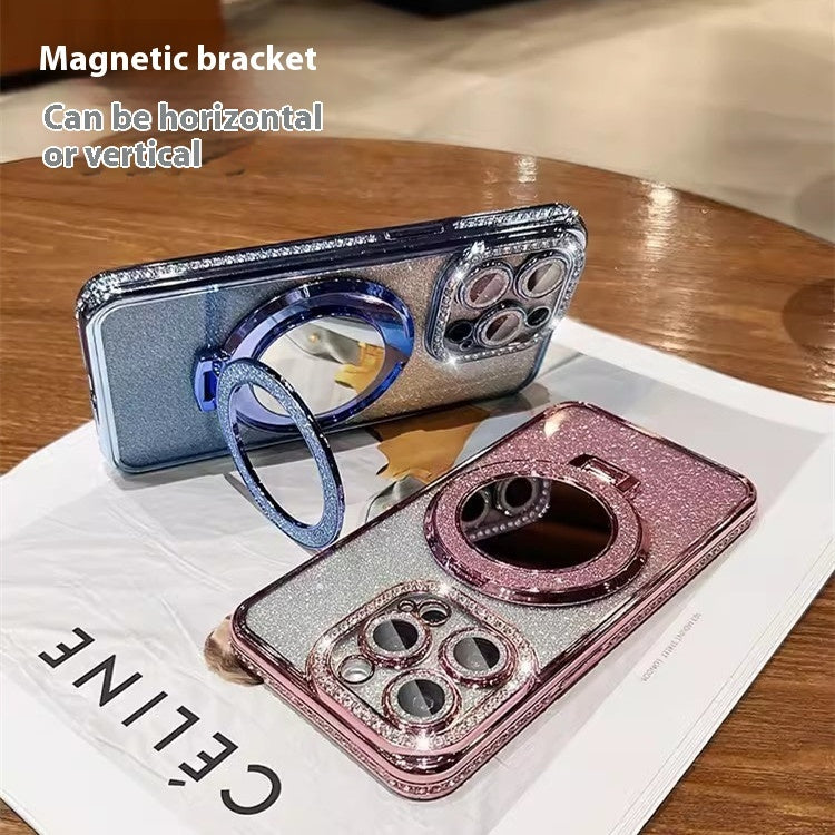 Glitter Mirror Stand Phone Case