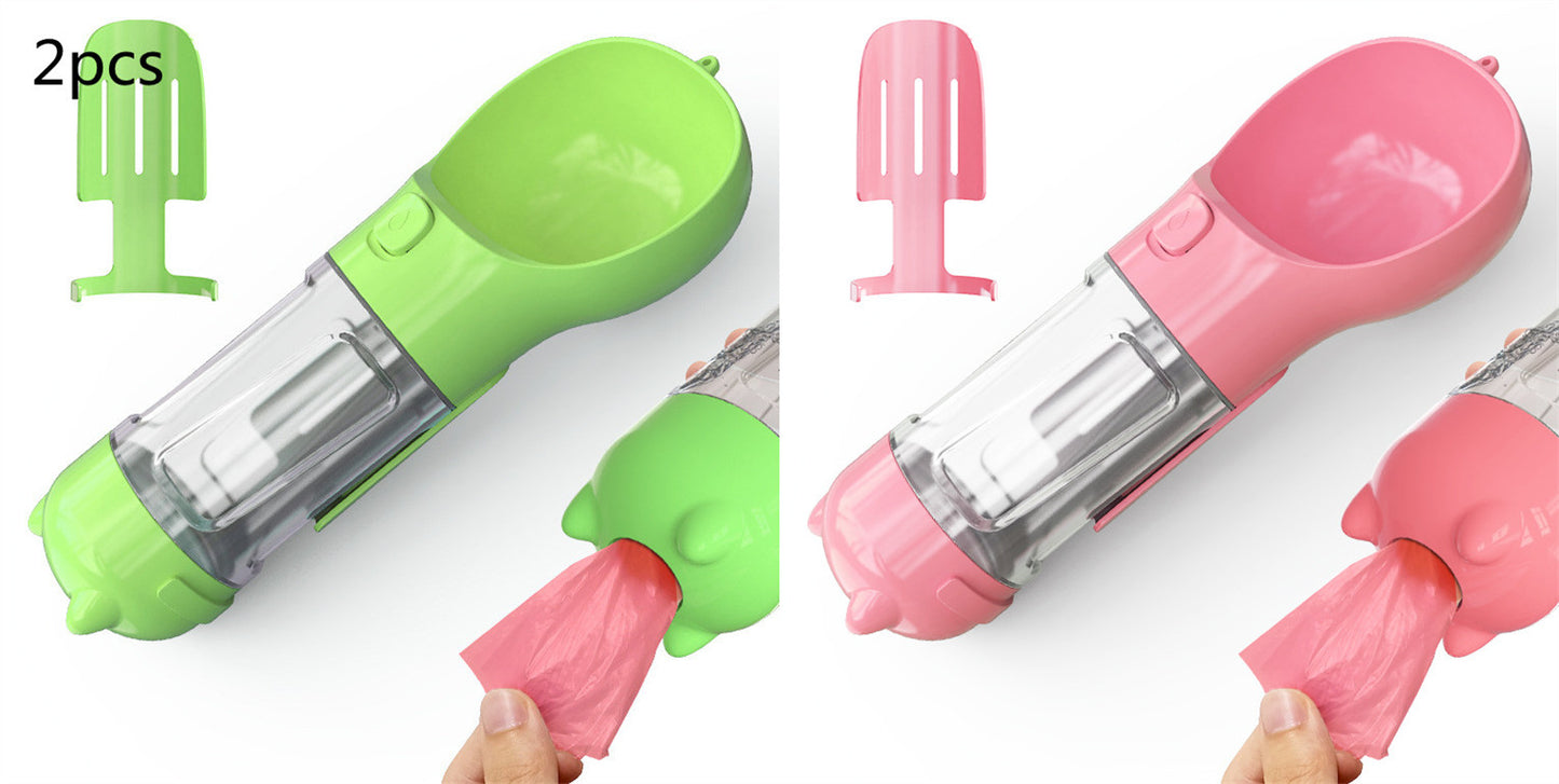 3-in-1 Portable Dog Water Bottle