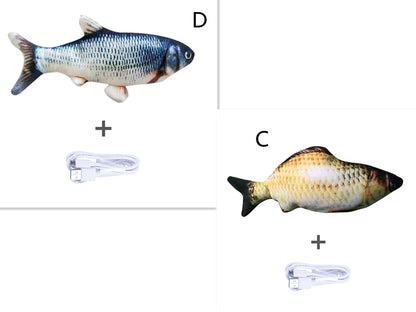 Electric Jumping Fish Cat Toy