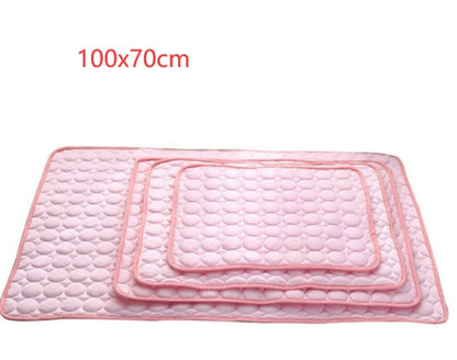 Cooling Ice Silk Pet Bed Mat