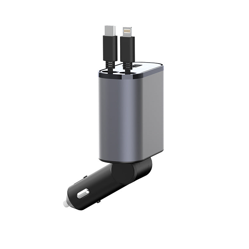 100W Metal Fast Car Charger