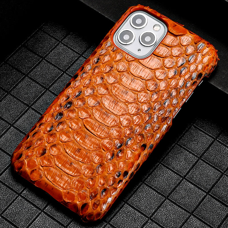 Luxury Python Leather Phone Case