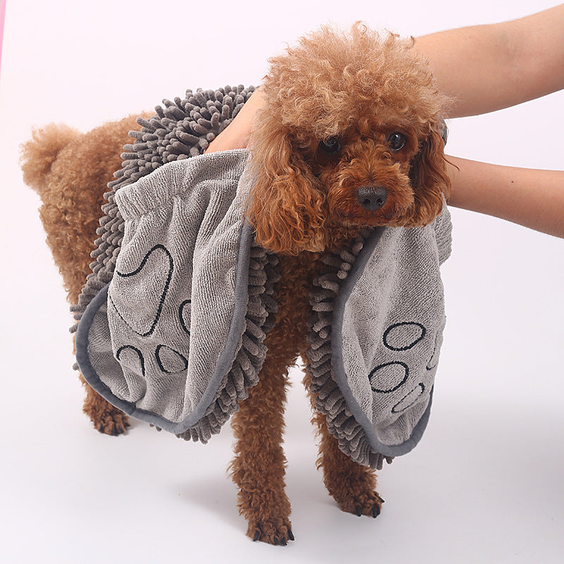 Pet Scrubbing Glove Towel