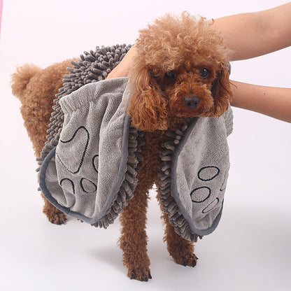 Pet Scrubbing Glove Towel