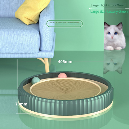 Round Wear-Resistant Cat Scratching Board