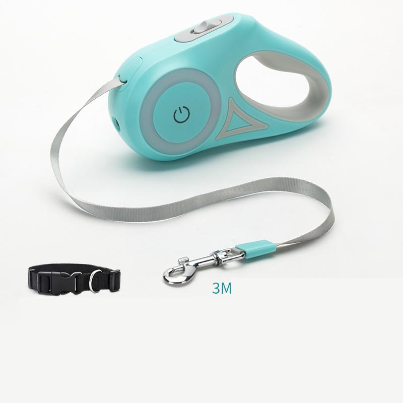 Retractable Dog Leash with LED Light